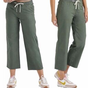 Vuori Ripstop Flare Olive Pants